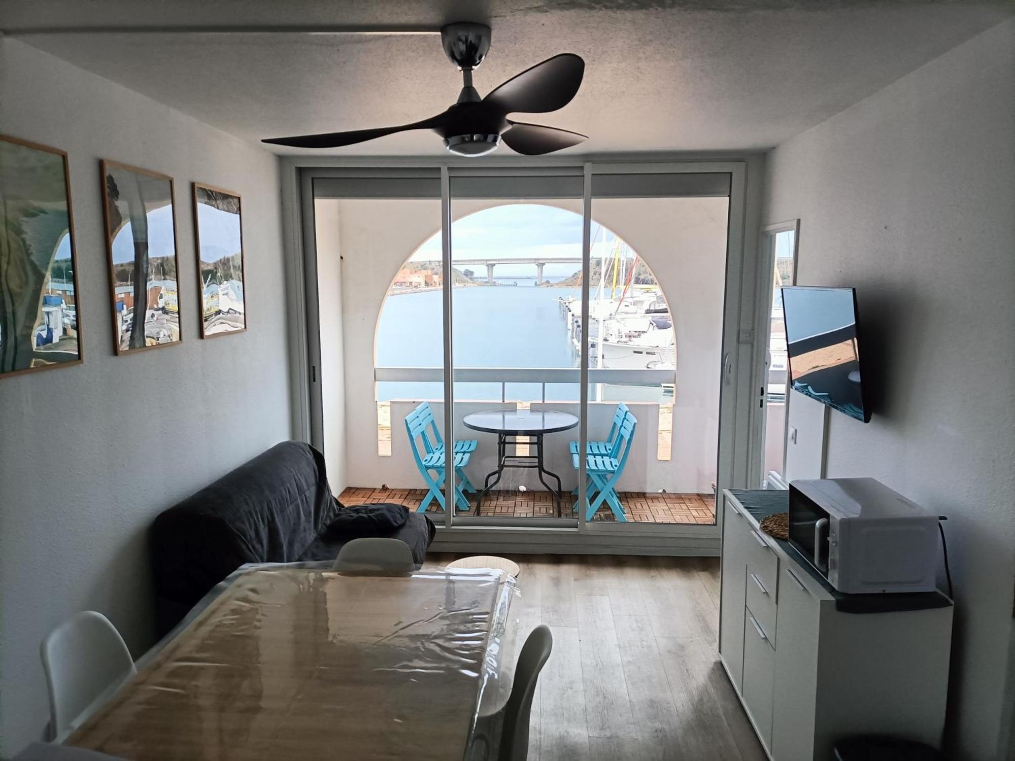 T2 Cabine Avec Tres Belle Vue Sur Le Port De Plaisance 勒卡特 外观 照片